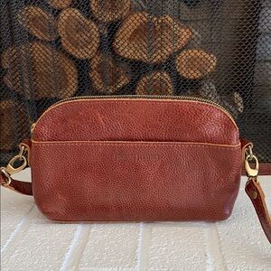 Portland Leather Goods Eclipse Purse - Brown Leather Classic size